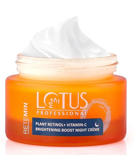 Lotus Professional Retemin Plant Retinol & Natural Vitamin C Boost Night Cream - 50 gm