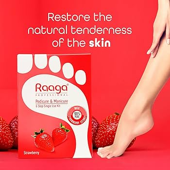 Raaga Professional Pedi Manicure Strawberry 63g