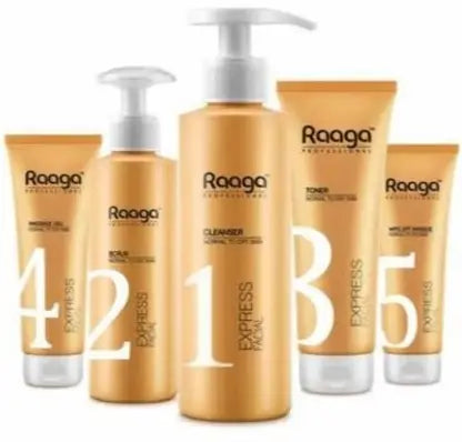 Raaga Professional Express Facial Normal to Dry Skin  (5 x 200 ml)