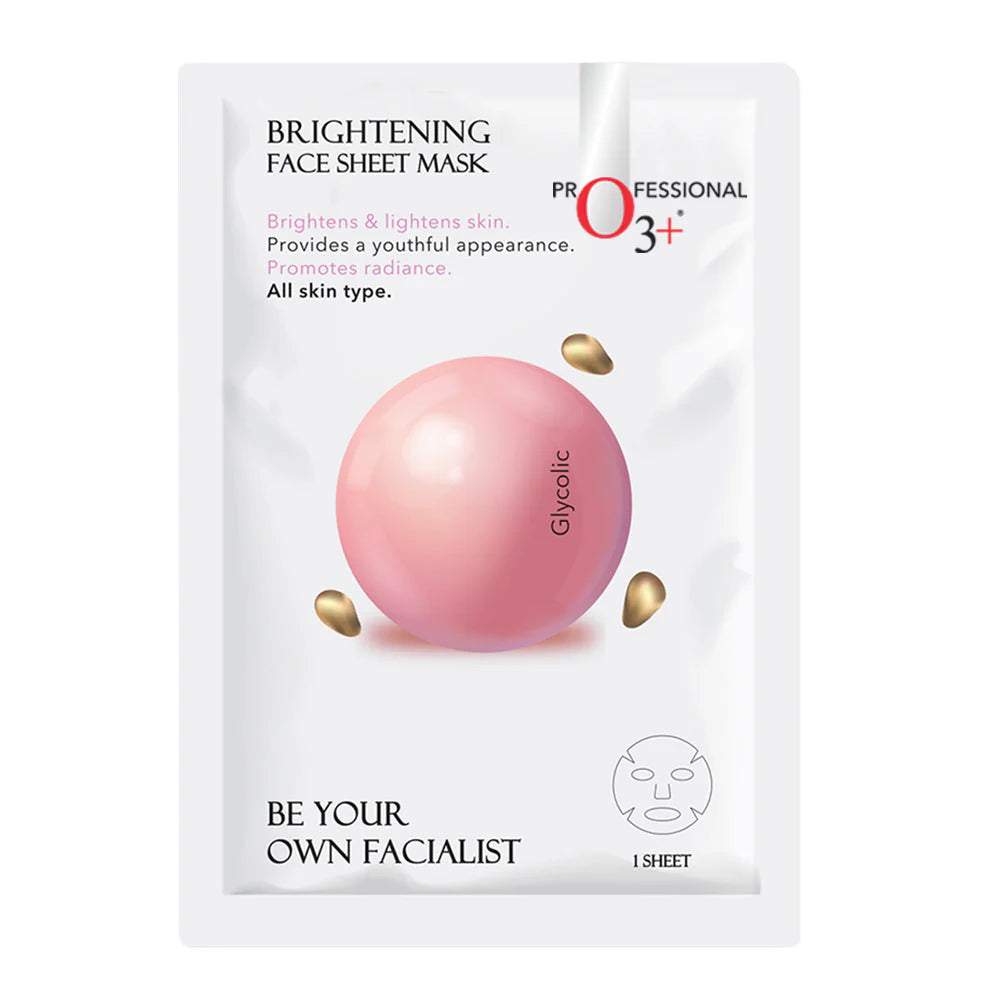 o3+ Professional Facialist Brightening Face Sheet Mask