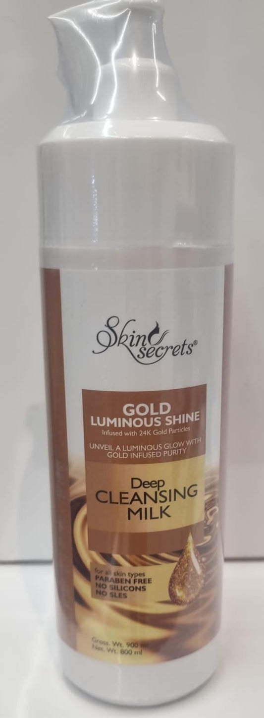 skin secret gold deep cleansing milk 800ml